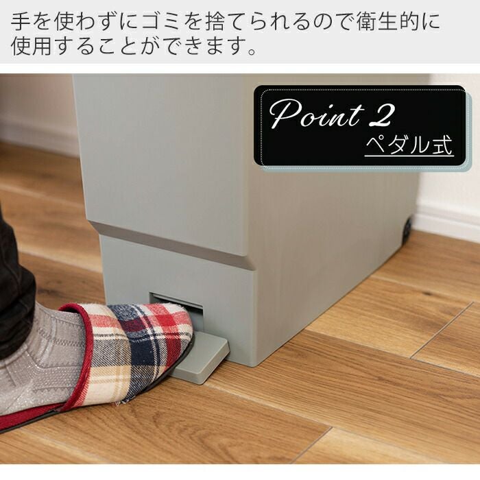 ゴミ箱 バタフライペダルペール 32L | ヤマソロ公式