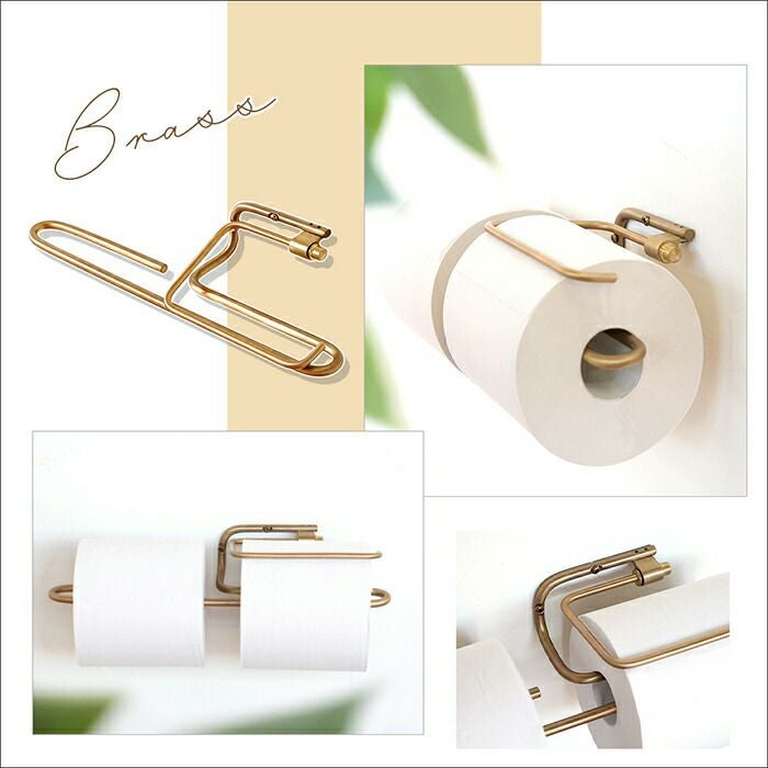 ren ブラストイレットペーパーホルダーダブル アクシス（AXCIS