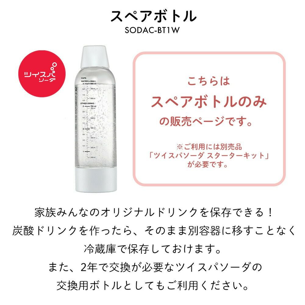 ツイスパソーダ スペアボトル SODACK | ヤマソロ公式
