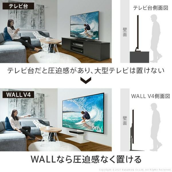 WALLインテリアテレビスタンドV4 | ヤマソロ公式