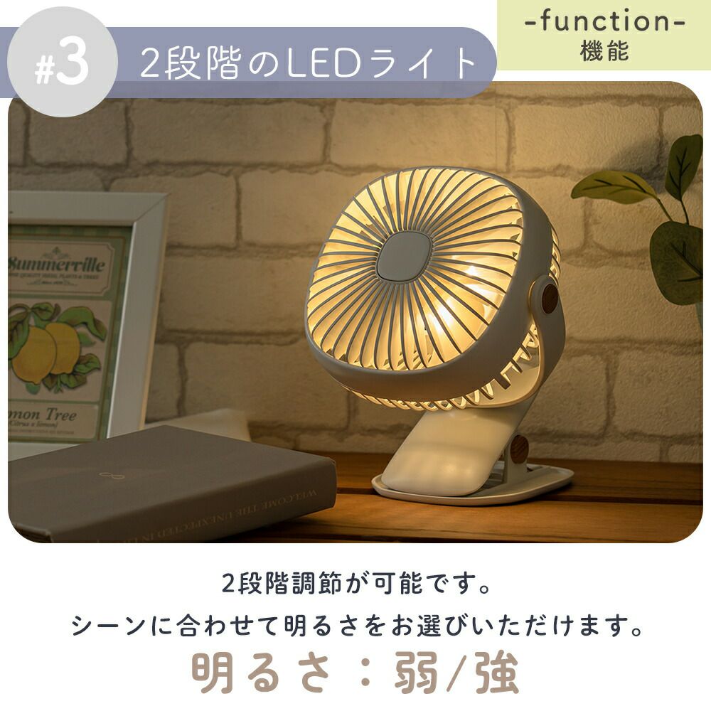 ❤️新品❤️Windward II シーリングファン ライトブライススチール仕上 MO-F025 充電式2wayクリップライトファン | ヤマソロ公式