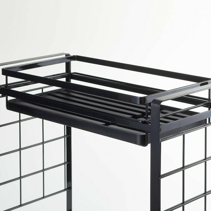山崎実業 公式 シンク上伸縮システムラック用水切りバスケットタワー S