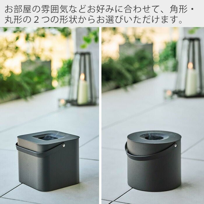 山崎実業 公式 そのまま入れられる蚊取り線香収納ポット タワー