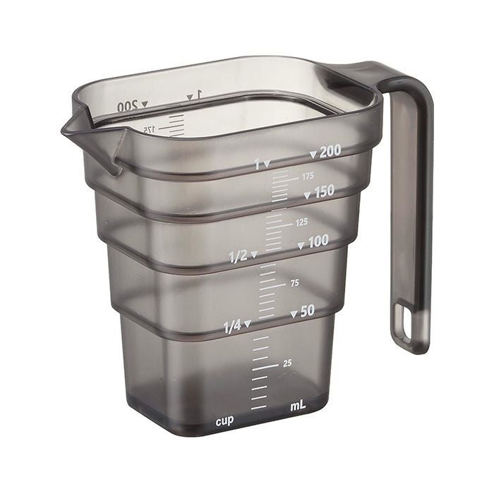 山崎実業 公式 マグネット段々計量カップ タワー 200ml 500ml 50ml