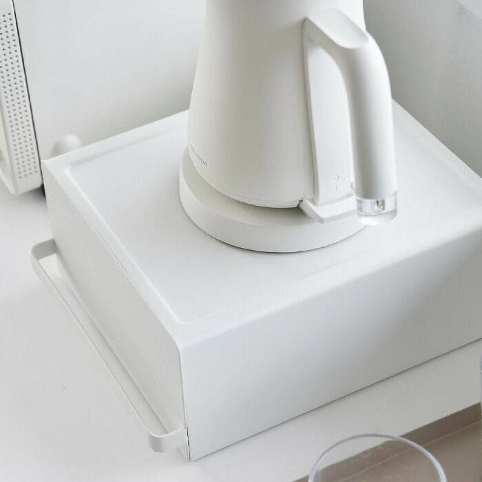 山崎実業 公式 引き出し付きキッチン家電下ラック タワー | ヤマソロ公式