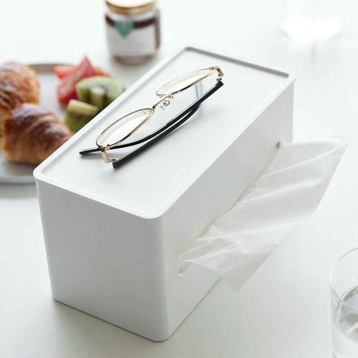 山崎実業 公式 両面コンパクトティッシュ＆ウェットシートケース