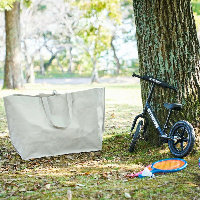 山崎実業 公式 ポリエチレンシート外遊び収納バッグ タワー ワイド