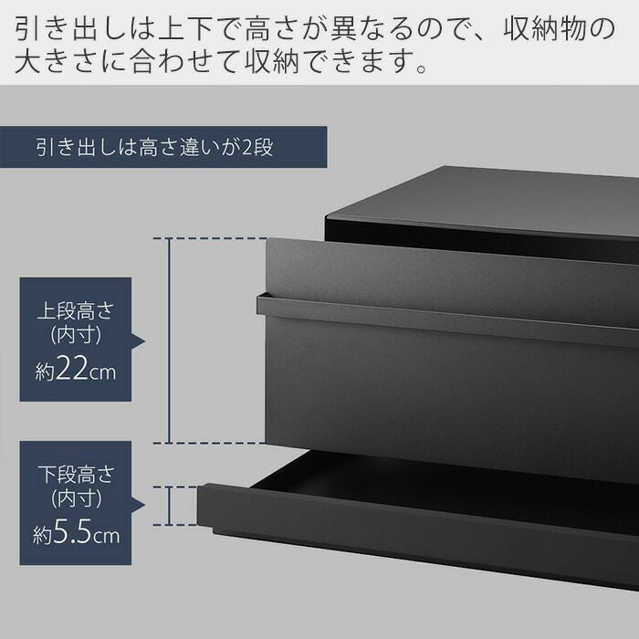 山崎実業 公式 ブレッドケース タワー 引き出し型 2段 | ヤマソロ公式