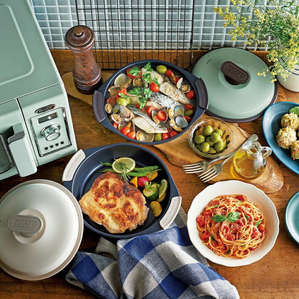 生活雑貨 調理器具 鍋、グリル Toffy 電子レンジ用 グリル鍋 ｜ Toffy公式オンラインショップ