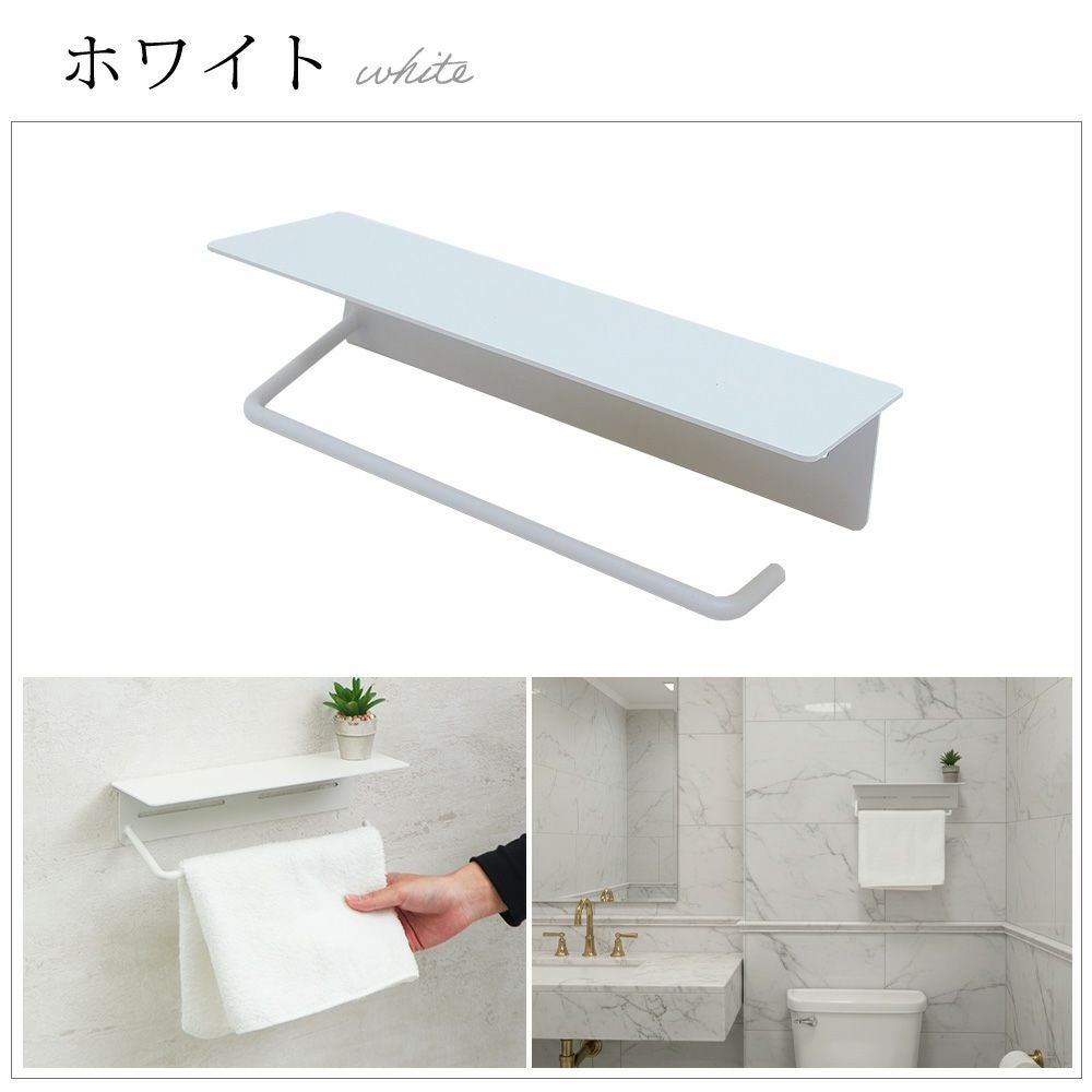 ペーパーホルダー2連+タオル掛け 2点セット Blan(ブラン) ヤマソロ ペーパーホルダー2連+タオル掛け 2点セット Blan(ブラン) ヤマソロ
