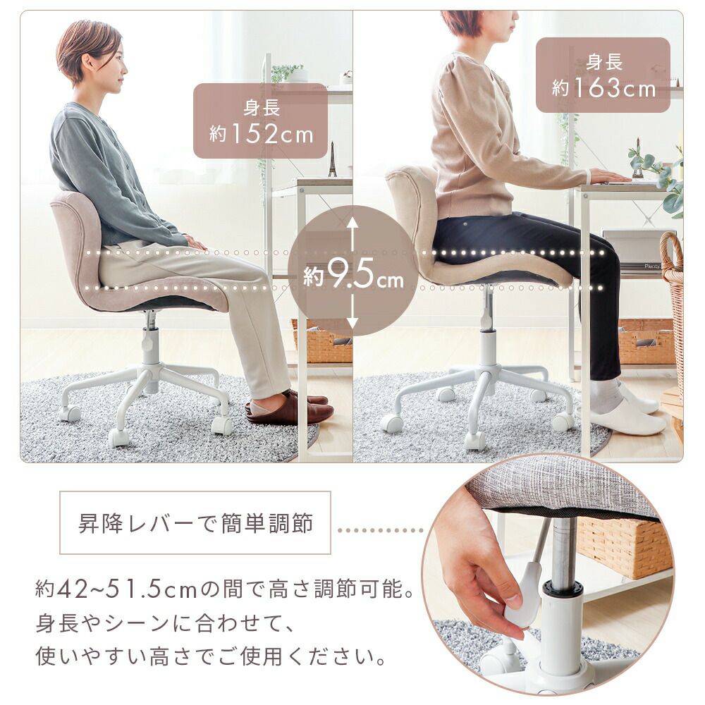 ▼△ヤマソロ Mini デスクチェア △▼AK235 ヤマソロ」自宅に馴染むホワイトベースの多機能なデスクチェアが登場