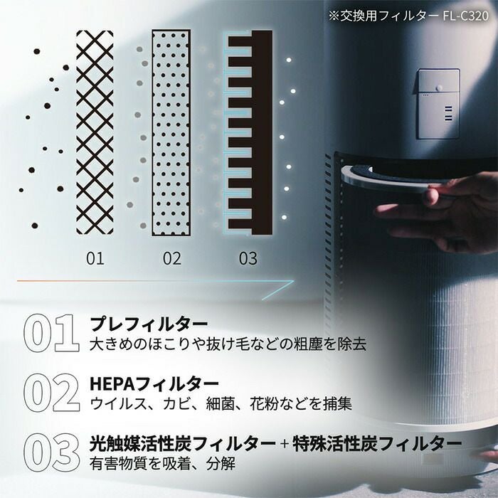 cado 空気清浄機 LEAF 320 カドー AP-C320 リーフ | ヤマソロ公式