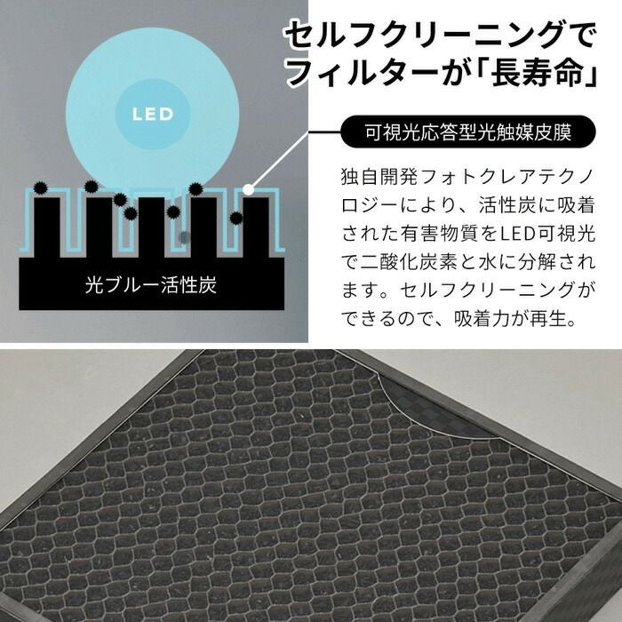 cado 交換用フィルター FL-C720 2個セット カドー 空気清浄機