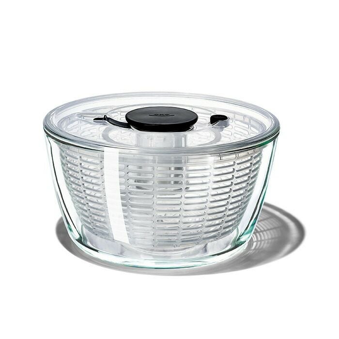 OXO  サラダスピナー　　ガラス 楽天市場】【特典付き】 oxo GLASS SALAD SPINNER オクソー ガラス