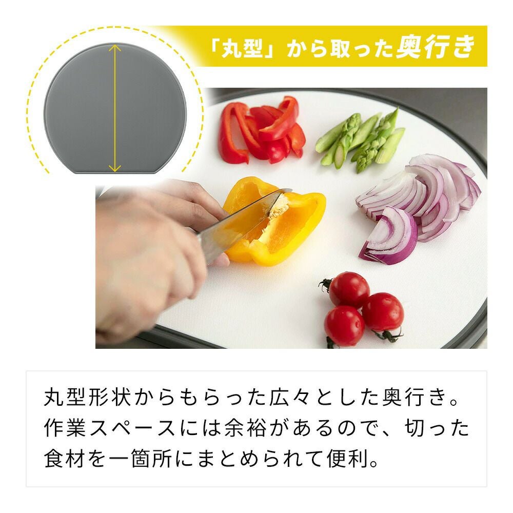 365methods バイカラー軽量・抗菌まな板 D型 Mサイズ Lサイズ