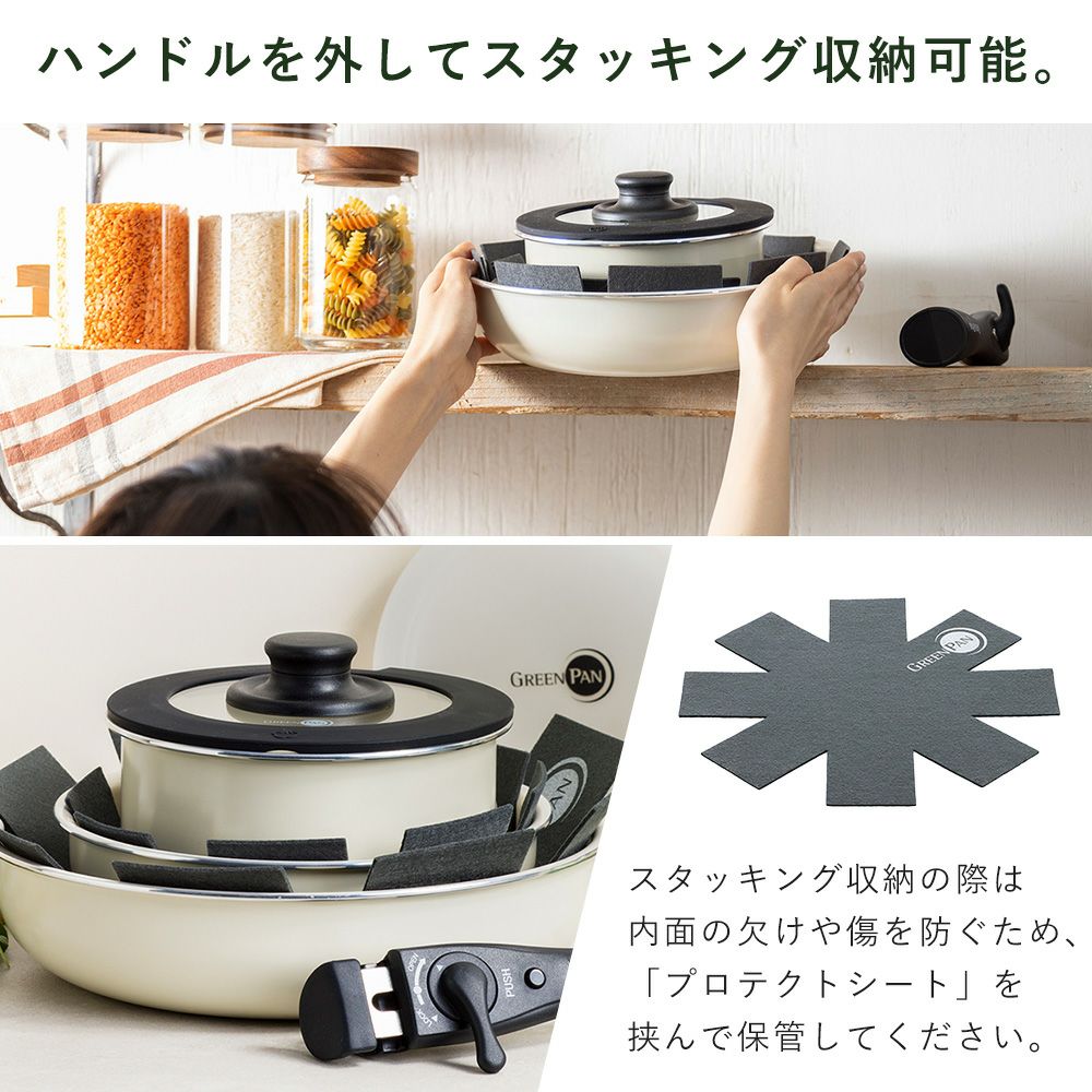 キッチン用品 グリーンパン クリックシェフ セット4 | ヤマソロ公式