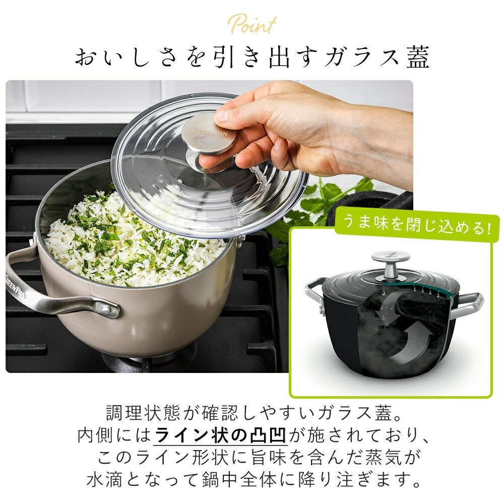 グリーンパン マルチフードクッカーマルチフードクッカー16．5cm