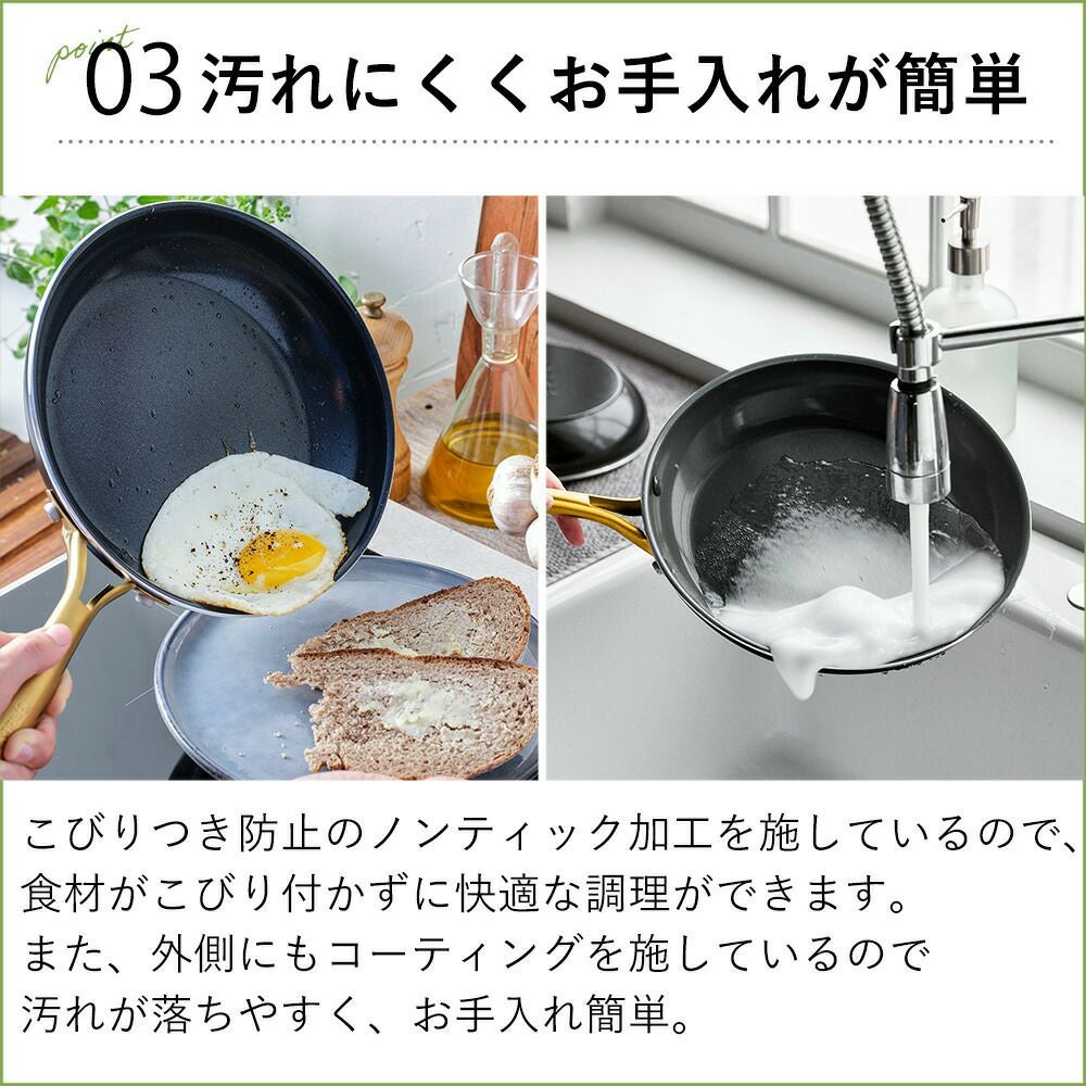 グリーンパン ヴェニス プロ キャセロール 蓋付 | ヤマソロ公式