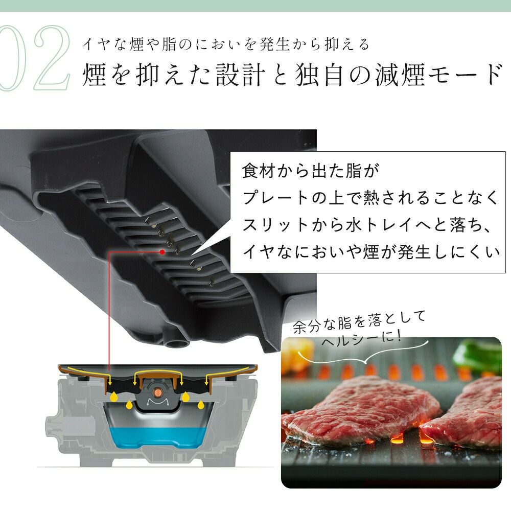 グレーカラー　グラファイトミニグリラー 750W グラファイト ミニグリラー | Aladdin（アラジン）公式サイト