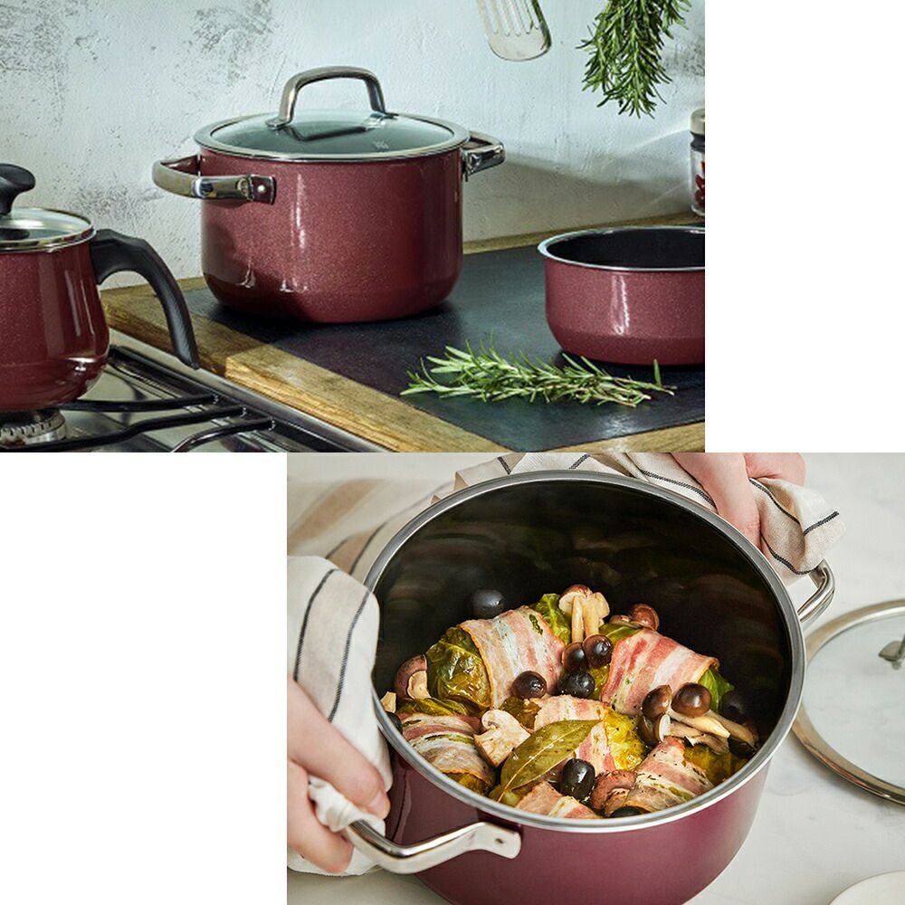 フュージョンテックミネラルハイキャセロール24㎝プラチナム フュージョンテック ミネラル ハイキャセロール20cm PL - WMF公式