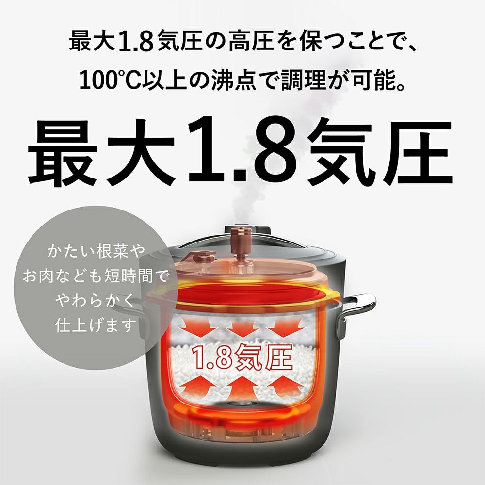 【新品未使用】Re•De Pot リデポット電気圧力鍋 2L PCH-20LW Re・De＞Re・De Pot リデポット 電気圧力鍋 2L – カチモ | カチある