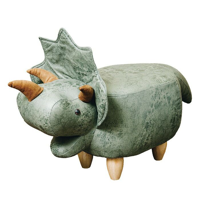 恐竜モチーフのスツール（Triceratops トリケラトプス） | ヤマソロ公式