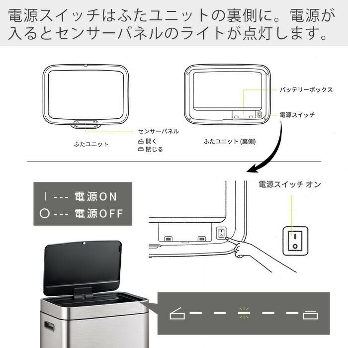 自動開閉ゴミ箱 35L 25L 60L ヒマラヤセンサービン 分別 2段 ふた付き