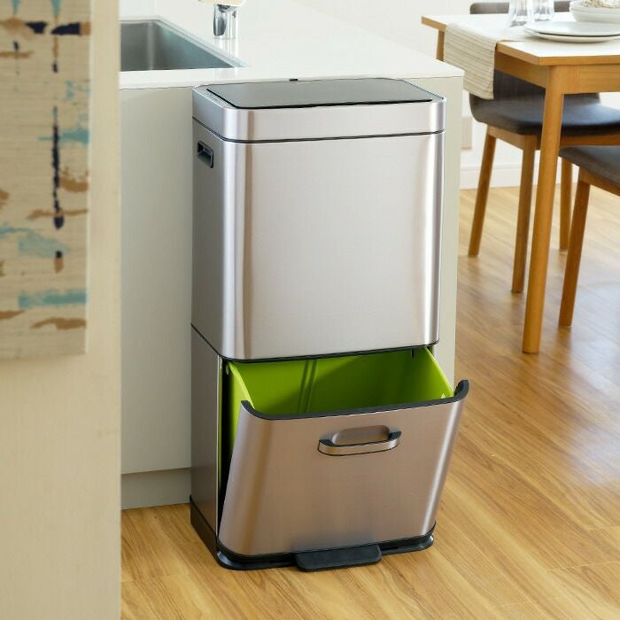 自動開閉ゴミ箱 35L 25L 60L ヒマラヤセンサービン 分別 2段 ふた付き