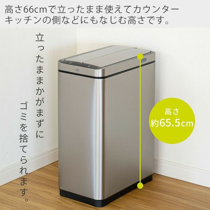 自動開閉ゴミ箱 45L センサー付き エックスウィングセンサービン