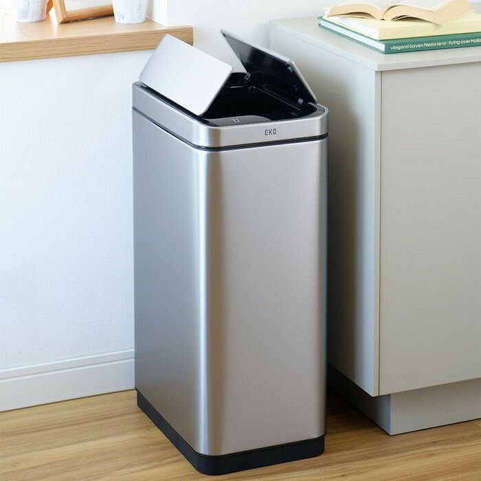 自動開閉ゴミ箱 45L センサー付き エックスウィングセンサービン マ*ー様 EKO ステンレス製 センサー式ゴミ箱 自動開閉45Ｌ