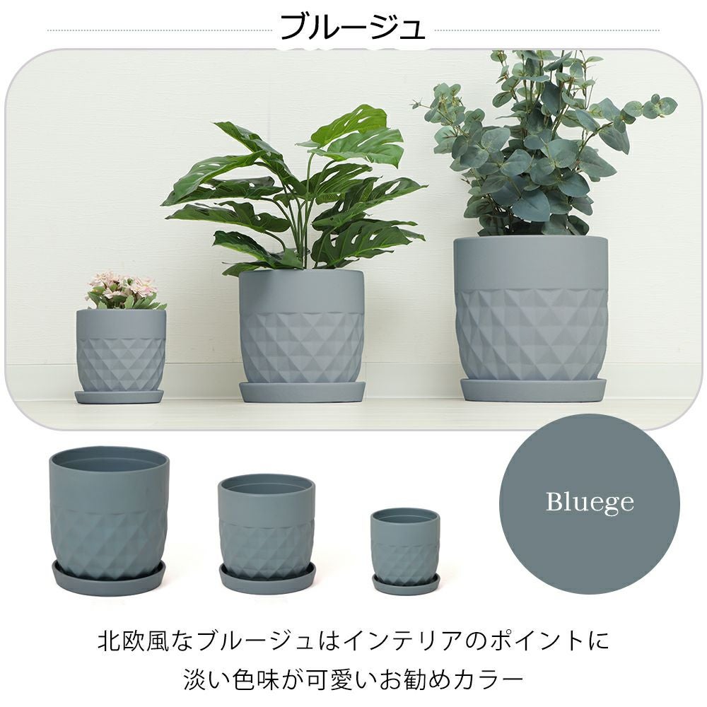 植木鉢3台セット crescere クレッシェル ヤマソロ | ヤマソロ公式