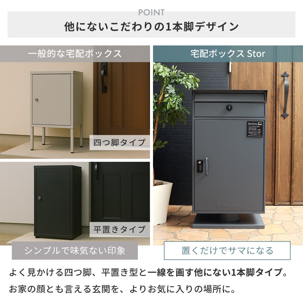 宅配ボックス ポスト一体型 Stor(ストア) ヤマソロ | ヤマソロ公式