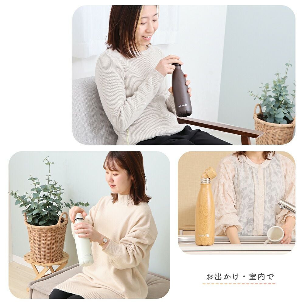 水筒 ステンレスボトル 500ml hippo(ヒッポ) ヤマソロ | ヤマソロ公式