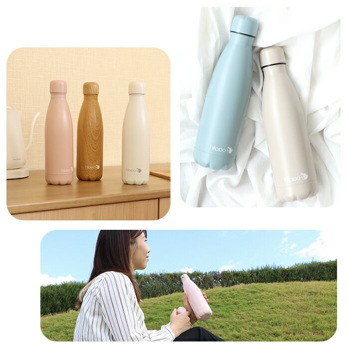 水筒 ステンレスボトル 500ml hippo(ヒッポ) ヤマソロ | ヤマソロ公式