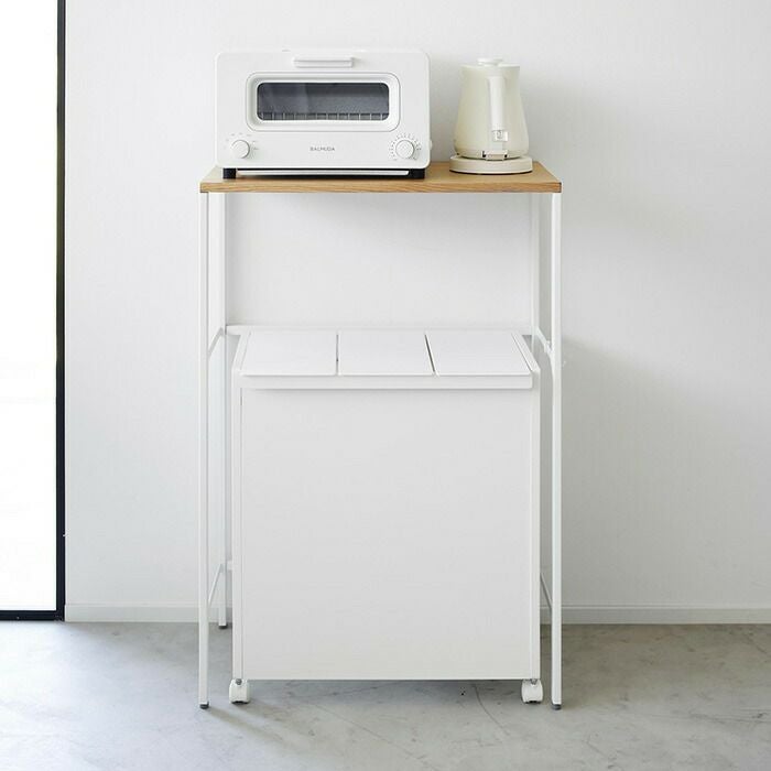 ＜美品　送料無料＞山崎実業　ゴミ箱上ラック　タワー　tower（取説付き） 楽天市場】【365日出荷】山崎実業 伸縮ゴミ箱上ラック タワー tower