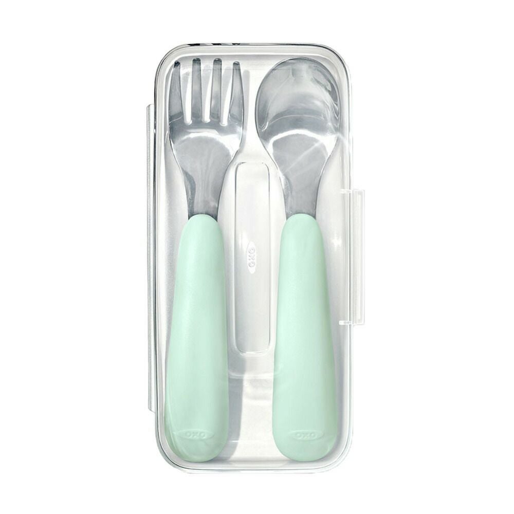 オクソー(OXO) Tot スプーン＆フォークセット（ケース付き
