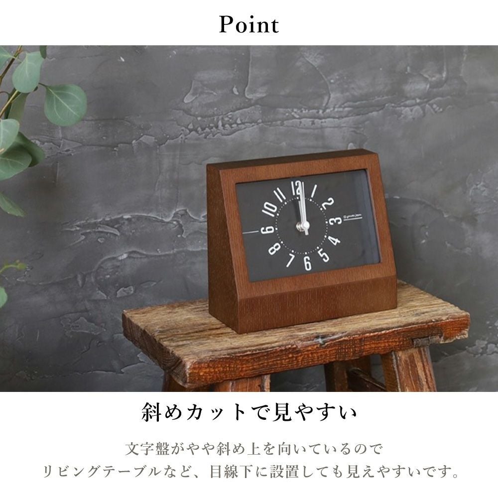 置き時計 Clock SEN YK24-006 ヤマト工芸 | ヤマソロ公式