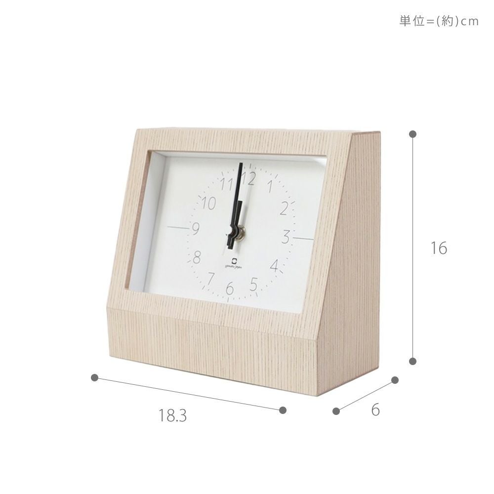 置き時計 Clock SEN YK24-006 ヤマト工芸 | ヤマソロ公式