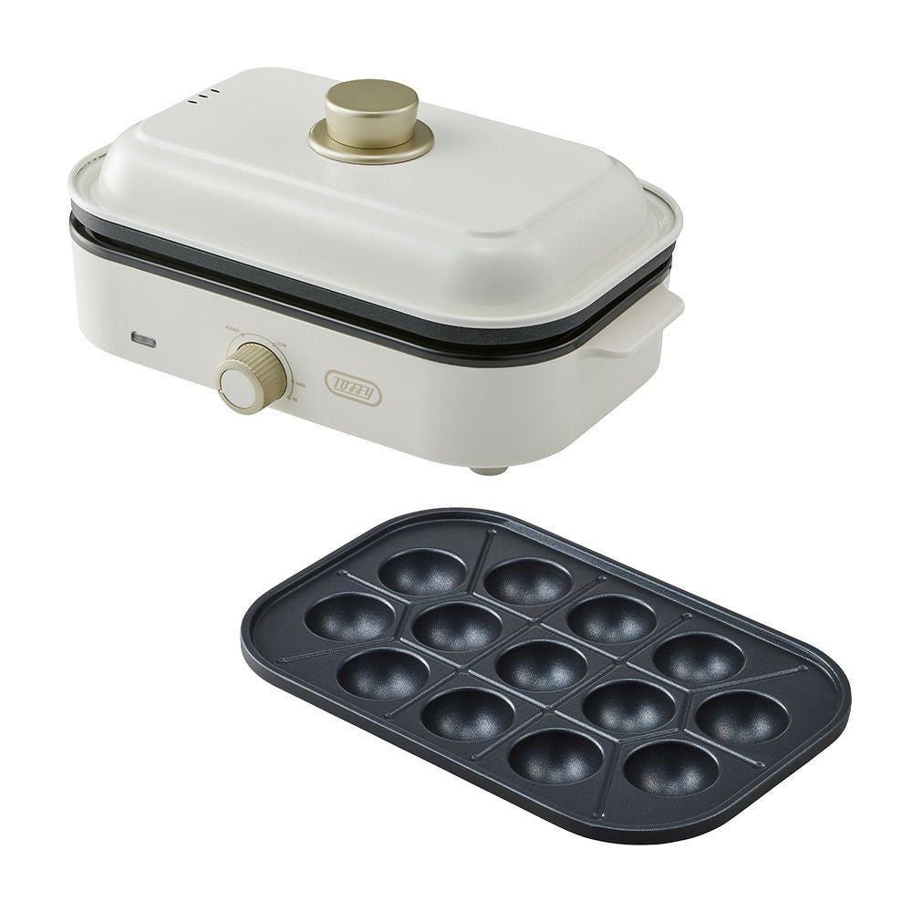 トフィー(TOFFY) ホットプレートミニ 専用 たこ焼きプレート 2点セット
