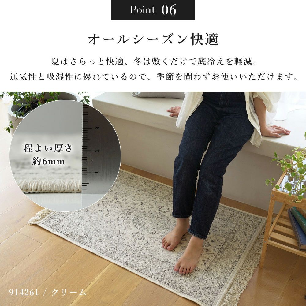 ラグ ブルッセ 67×105 玄関 マット | ヤマソロ公式