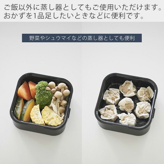 山崎実業 公式 温まりやすい立つ冷凍ごはん容器 タワー 一膳 2個 4個 6