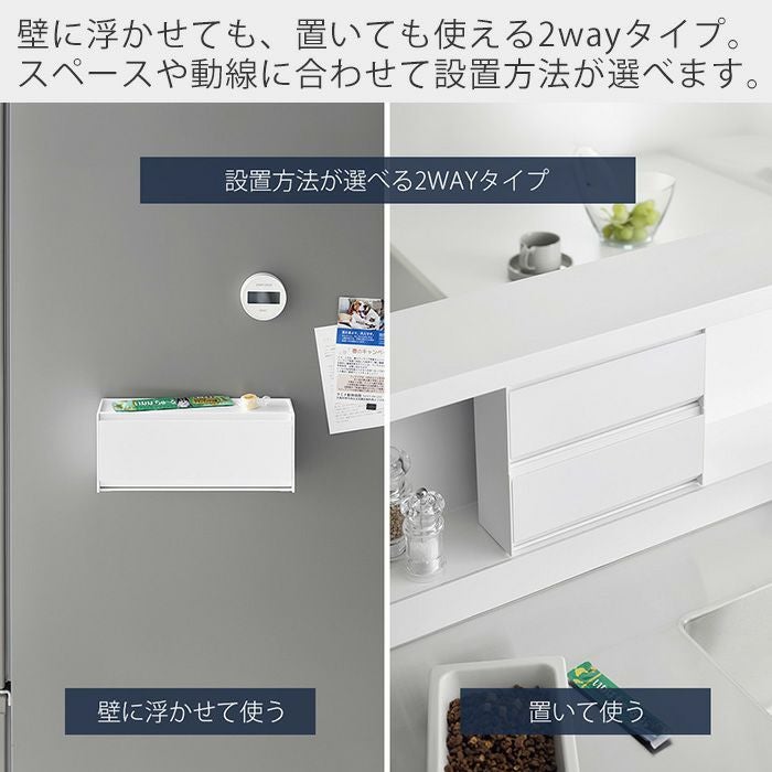 山崎実業 公式 マグネットペットおやつ収納ケース ヌークス | ヤマソロ公式