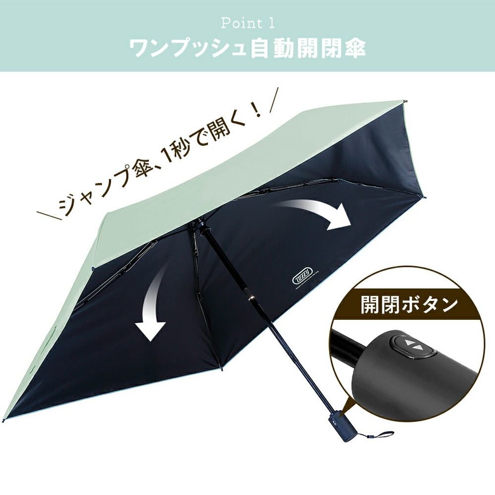 Toffy(トフィー) 55cm オールウェザー UV 自動開閉傘 HUL2 | ヤマソロ公式