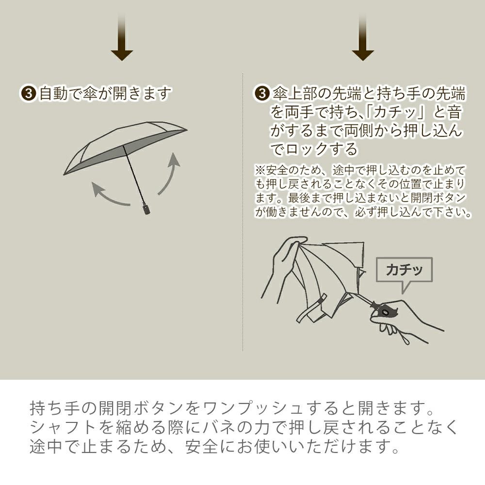 Toffy(トフィー) 55cm オールウェザー UV 自動開閉傘 HUL2 | ヤマソロ公式