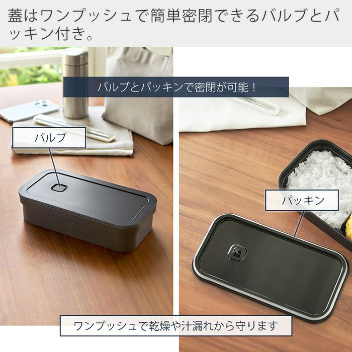山崎実業 公式 冷凍ごはん用のザルがそのまま入るバルブ付き密閉ランチ