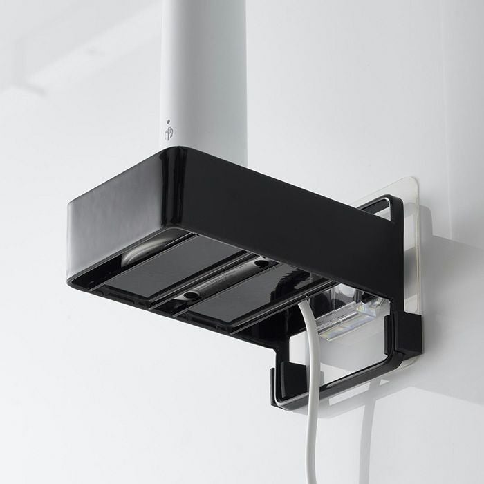 山崎実業 公式 フィルムフック電動歯ブラシ用充電器ラック タワー