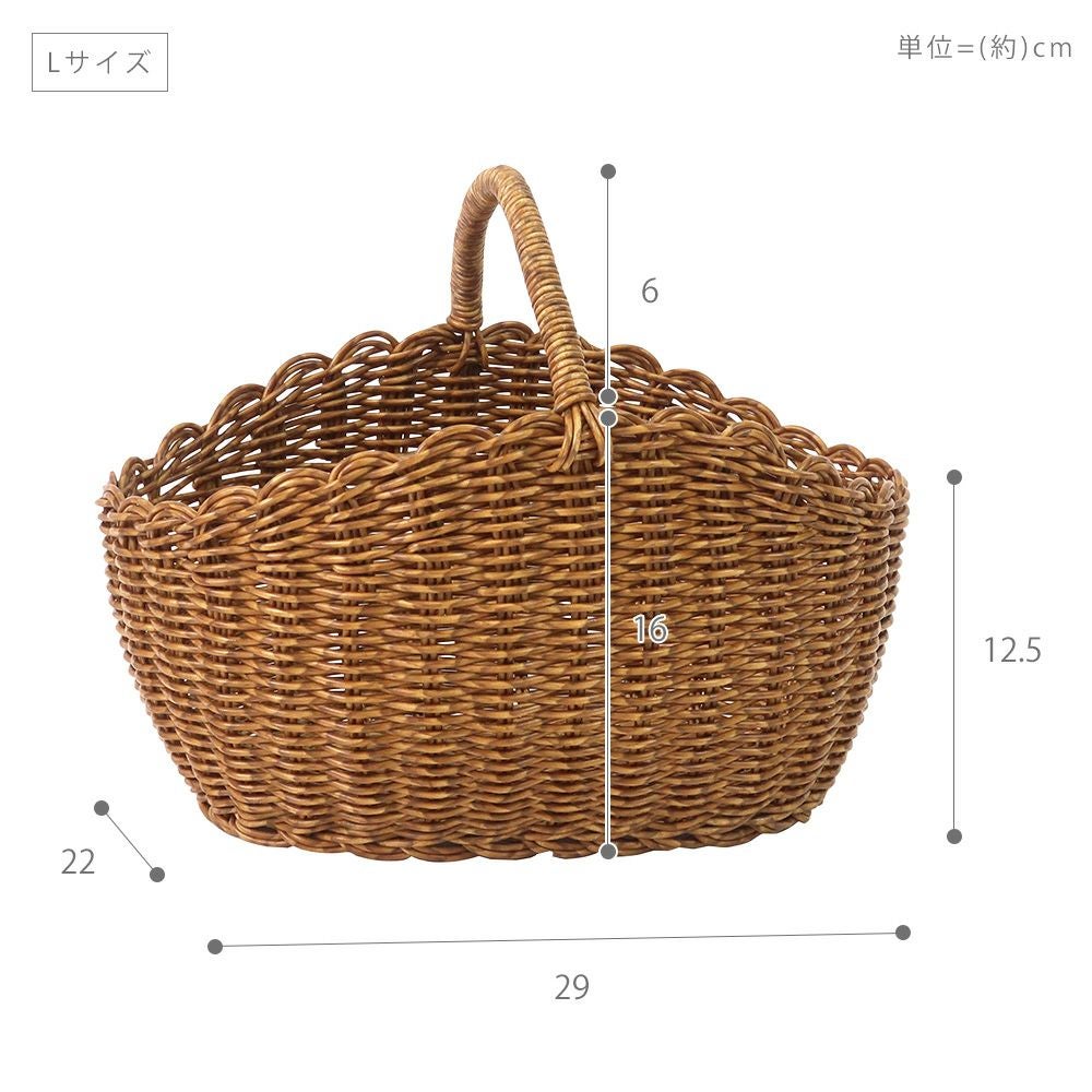 creer utile オーバルワンハンドルバスケット | ヤマソロ公式