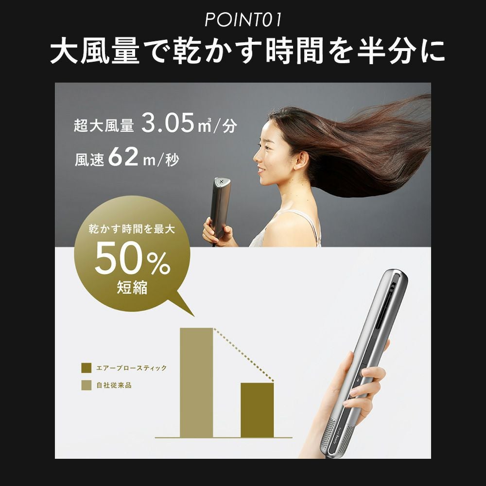 Noend エアーブロースティック ドライヤー ノーエンド | ヤマソロ公式
