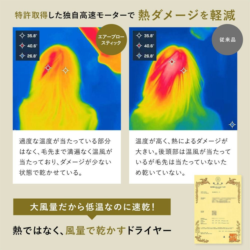 Noend エアーブロースティック ドライヤー ノーエンド | ヤマソロ公式