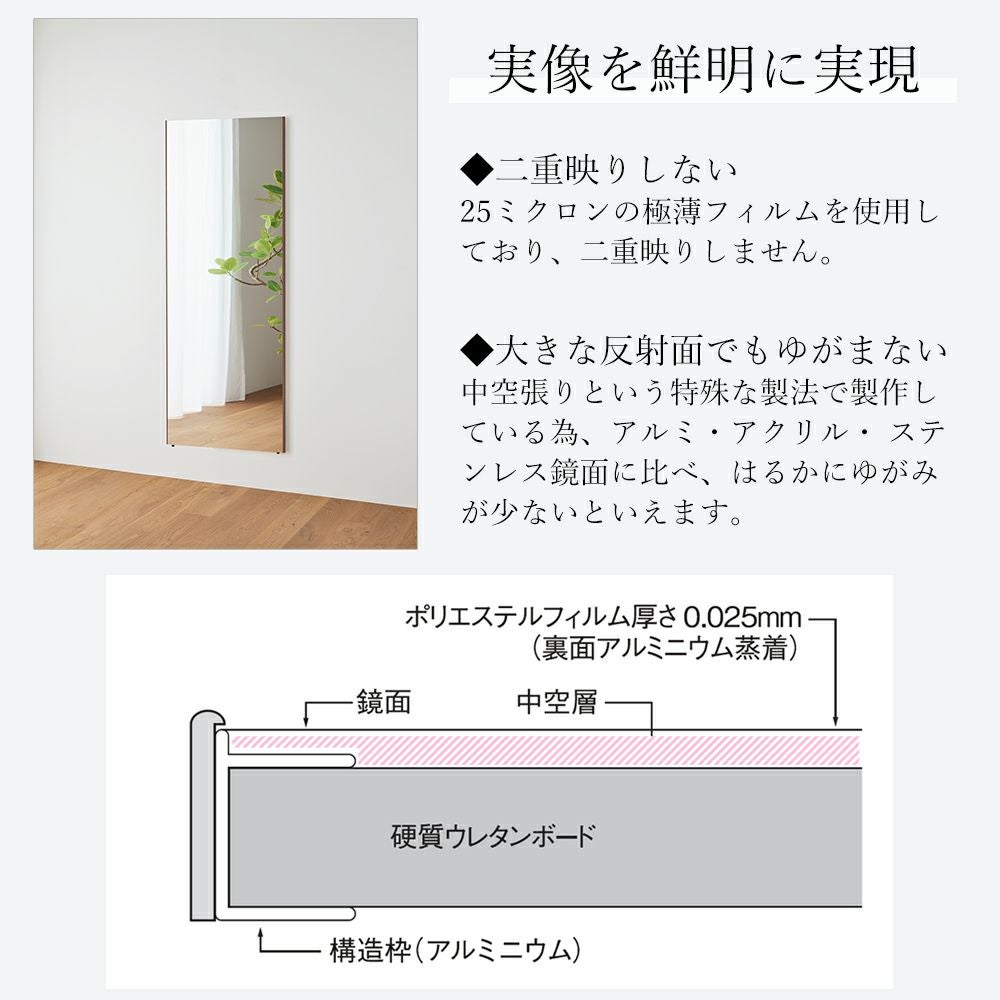 割れない鏡 REFEX Aile エール 60×160cm | ヤマソロ公式